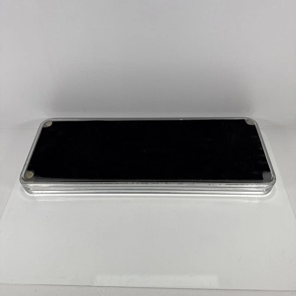 Sally Designs Style Lucite Acrylic Glass Mirror Make-Up Vanity Tray Vintage.